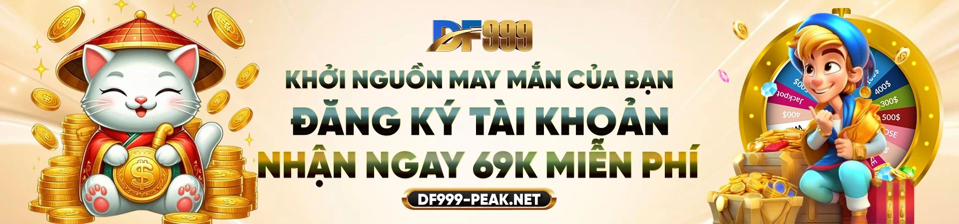 Baner khởi nguồn may mắn df999