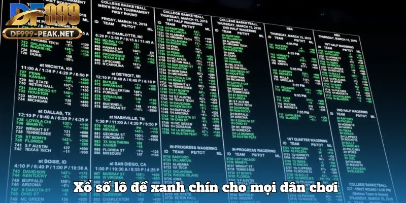 Xổ số lô đề xanh chín cho mọi dân chơi